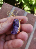 Amethyst Druze Pendant