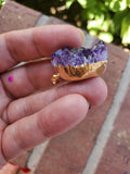 Amethyst Druze Pendant