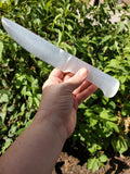Selenite Cut Through