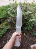 Selenite Cut Through