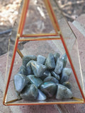 small hand polished labradorites from Madagascar