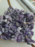 tumbled amethyst chips