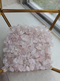 tumbled rose quartz chips