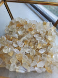 polished citrine chips