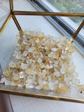 polished citrine chips