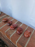 Fire Quartz Palm Stones