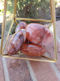 Fire Quartz Palm Stones