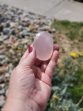 Jelly Rose Quartz Palm Stones