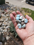 Polished Larimar from the Dominican Republic