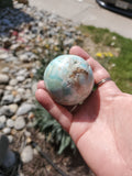 Caribbean Blue Calcite Sphere