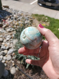 Caribbean Blue Calcite Sphere