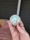 Caribbean Blue Calcite Sphere
