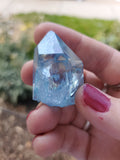 Aqua Aura Quartz Point