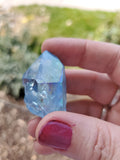 Aqua Aura Quartz Point