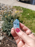 Aqua Aura Quartz Point