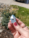 Aqua Aura Quartz Point