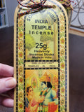 Song of India incense sticks 25g package. 