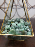 tumbled aventurine, about 1" each
