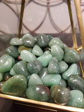 tumbled aventurine, about 1" each