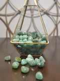 tumbled aventurine, about 1" each