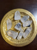 1 3-4 inch Clear Quartz or Amethyst Cluster mounted on magnet.