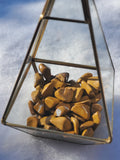Small Grade A polished Yellow Jasper stones from Madagascar 