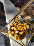 Small Grade A polished Yellow Jasper stones from Madagascar 