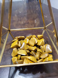 Small Grade A polished Yellow Jasper stones from Madagascar 
