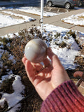 60 mm Grade AA polished banded chalcedony Quartz Agate Sphere from Madagascar 