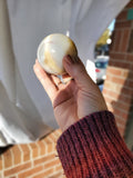 60 mm Grade AA polished banded chalcedony Quartz Agate Sphere from Madagascar 