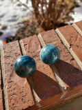 Blue Apatite Spheres