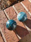 Blue Apatite Spheres