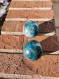 Blue Apatite Spheres