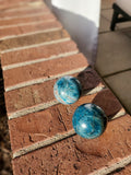 Blue Apatite Spheres