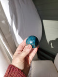 Blue Apatite Spheres