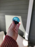Blue Apatite Spheres