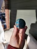 Blue Apatite Spheres