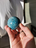 Blue Apatite Spheres
