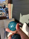 Blue Apatite Spheres
