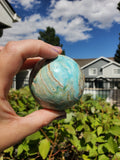 Caribbean Blue Calcite Sphere