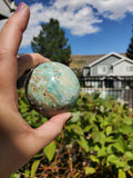 Caribbean Blue Calcite Sphere