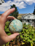 Caribbean Blue Calcite Sphere