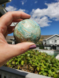 Caribbean Blue Calcite Sphere