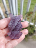 Fluorite Owl