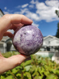 Lepidolite Sphere