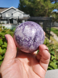 Lepidolite Sphere