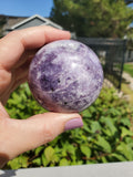 Lepidolite Sphere