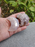 Flower Agate Moons