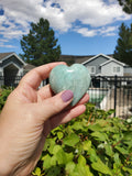 Amazonite Hearts
