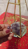 grade AA purple amethyst points from Brazil have a deep purple hue